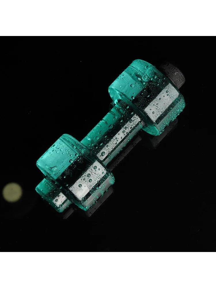 Dumbbell shape large capacity summer fitness long-distance running camping riding outdoor sports personalized style water bottle