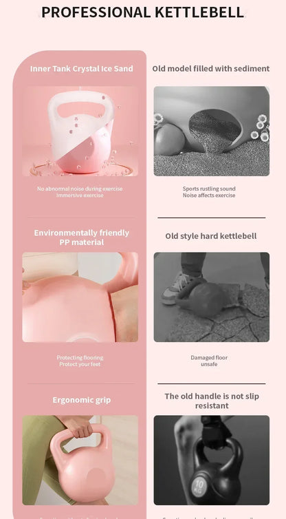 1pc Women's Lifting Kettle Dumbbell Buttock Artifact Kettlebell Men's Fitness Home Professional Squat Weight Loss Exercise Equip