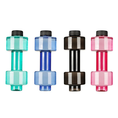Dumbbell shape large capacity summer fitness long-distance running camping riding outdoor sports personalized style water bottle