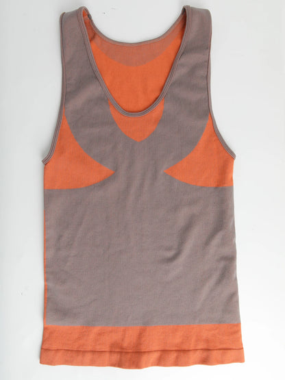 New Men's Shapewear Slimming Body Shaper Horizontal Stripe Compression Band Tummy Control T-Shirt Cross Elastic Workout Top