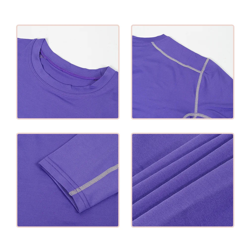 Men Compression Running T-Shirt Gym Sportswear Training Jogging Shirts Fitness Tight Long Sleeve Sport T-shirt Quick Dry Clothe