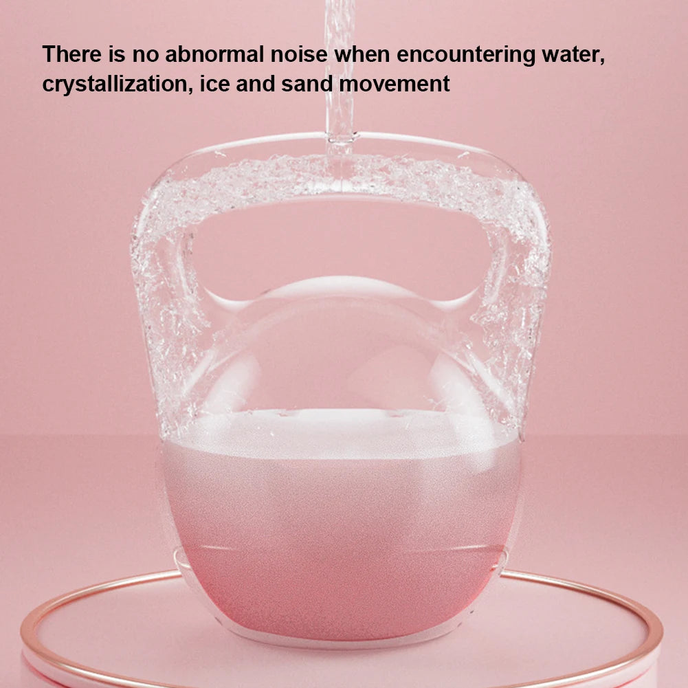 Water-filled Soft Kettlebell Versatile Shock-Proof Impact-Resistant Anti Slip Grip Hand Weights for Noise-Free Strength Training