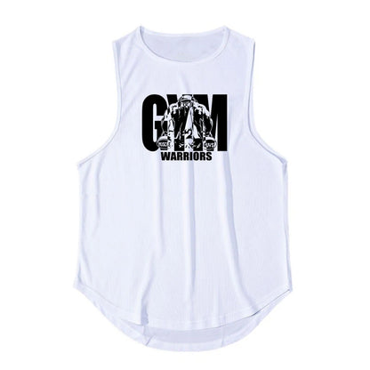 Summer Mesh Quick Dry Gym Fitness Tank Tops Men's Casual Moisture Wicking Bodybuilding Sleeveless Shirt Workout Muscle Vests