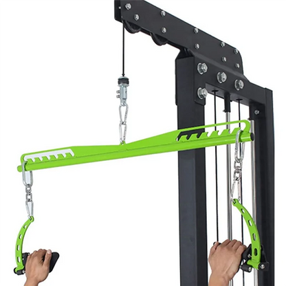 Home Gym Fitness Spreader Bar Multi-Grip Wide Lat Pull Down BarLat Pulldown Attachments Long BarShort Bar-ABWY