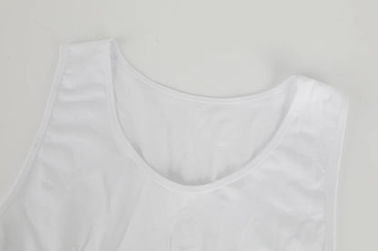 Mens Tummy Control Shapers Compression Shirt Slimming Undershirt Body Shaper Tank Tops gynomastica Sleeveless Shapewear Vest