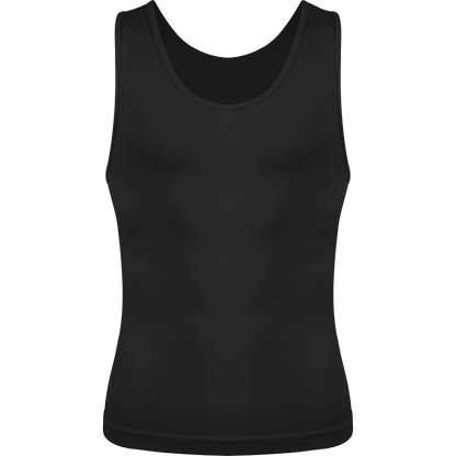 New Men's Shapewear Slimming Body Shaper Horizontal Stripe Compression Band Tummy Control T-Shirt Cross Elastic Workout Top