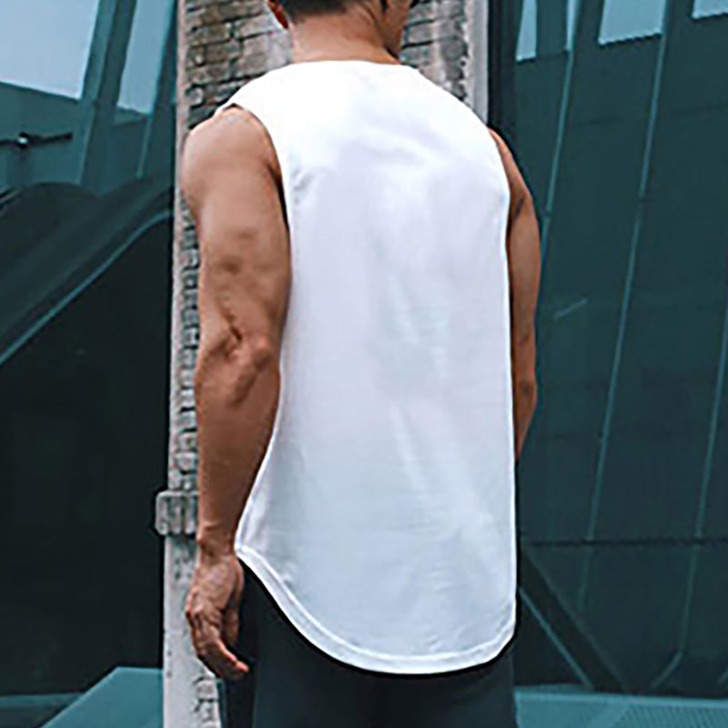 Summer Mesh Quick Dry Gym Fitness Tank Tops Men's Casual Moisture Wicking Bodybuilding Sleeveless Shirt Workout Muscle Vests