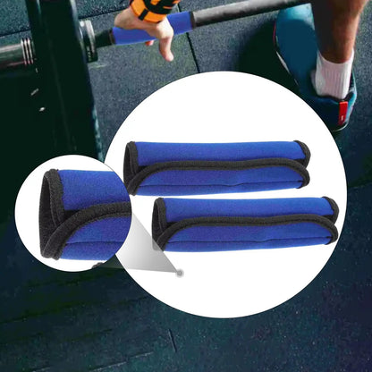 2 Pieces Pull up Bar Cushion Grips Anti Slip Handle Grips Grip Wraps for Dumbbell Gymnastic Workout Fitness Exercise Equipment