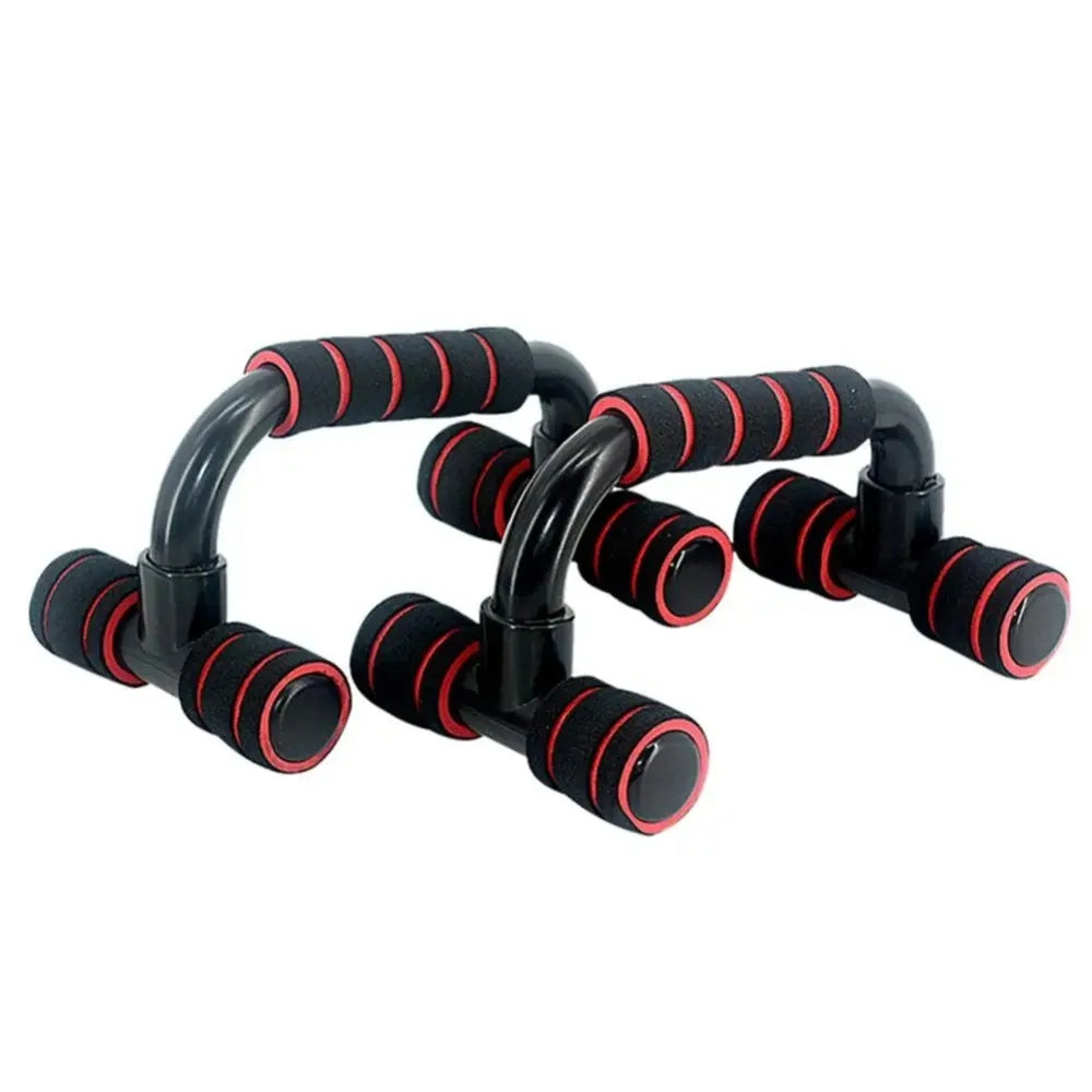1 Pair of Gym Handles Non-slip Push-up Stand Strong Stable Pushup Bars Durable H-shaped Calisthenics Parallel Bars Fitness