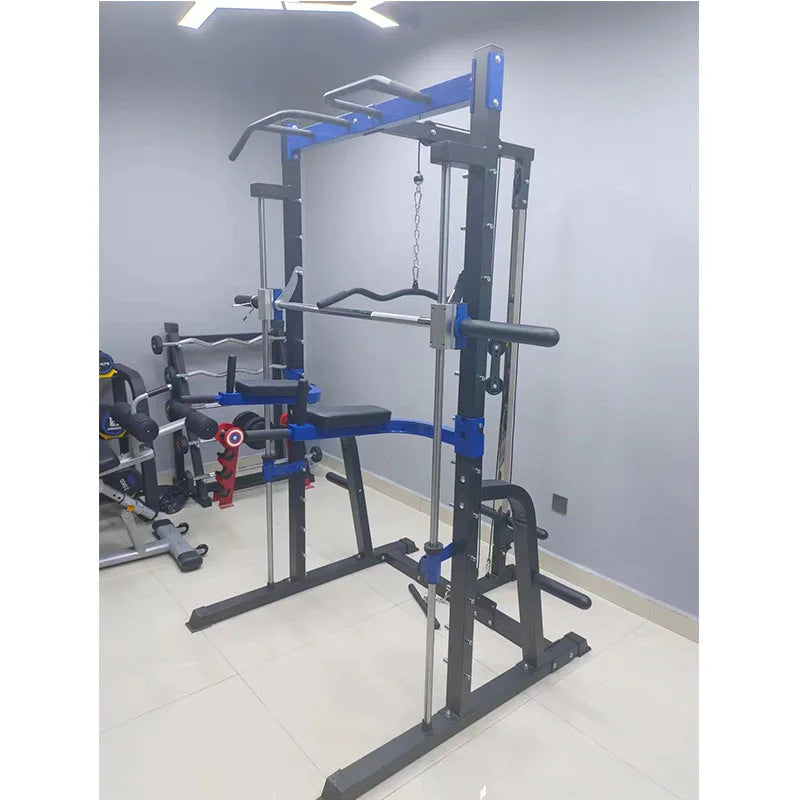 Smith machine gantry fitness equipment, home bird squat bench, multi-functional home comprehensive trainer