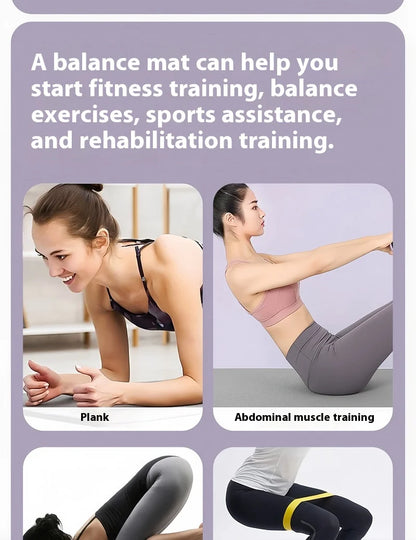 Yoga Mat Thicken Home Workout Balanced Gymnastics Mat Pilates Accessories Non-slip Abdominal Wheel Assisted Kneeling Pad Gym