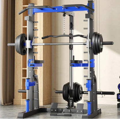 Smith machine gantry fitness equipment, home bird squat bench, multi-functional home comprehensive trainer