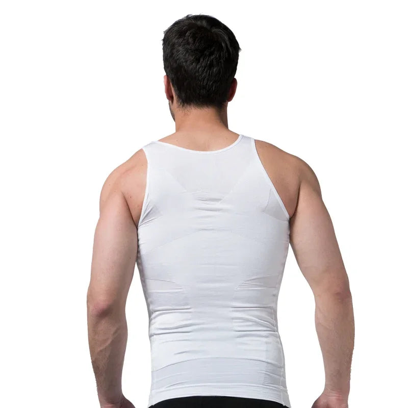 2/1 Slimming Vest Men's Slimming Bodysuit Slimming Waist Corset Corset Slimming Vest Slimming Slimming Tummy Trimming Shapewear