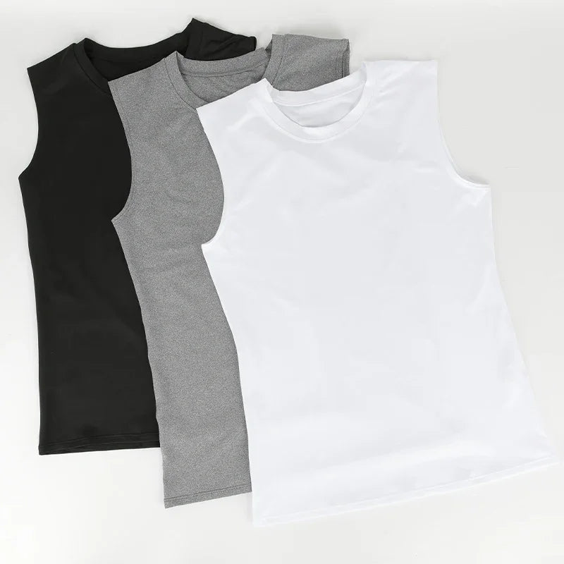 Men Shaping Vest Body Shaper Compression Tank Top Male Slimming Workout Tee Skin-friendly Tummy Control Sleeveless Shirts Gym