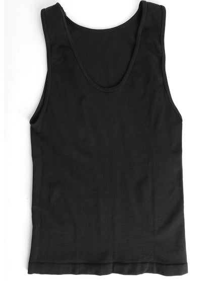 New Men's Shapewear Slimming Body Shaper Horizontal Stripe Compression Band Tummy Control T-Shirt Cross Elastic Workout Top