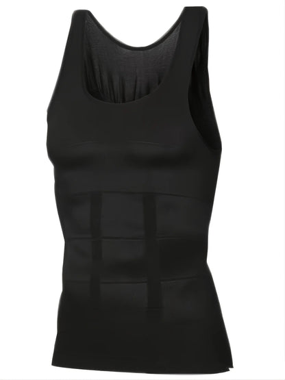 Men's Compression Body Shaper Tank Top, Slimming Vest