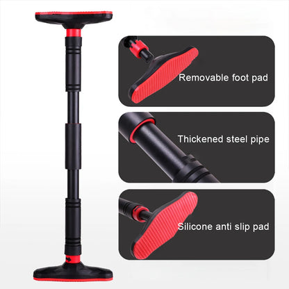 Doorway Pull Up Bar Strength Training Pull Up Bar Adjustable Length Upper Body Fitness Workout Bar Horizontal Bar for Home Gym