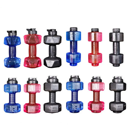 Dumbbell Water Bottle Muscle Training Workout Portable Dumbbell Sports Water Bottle for Arm Strength Training Home for Workout