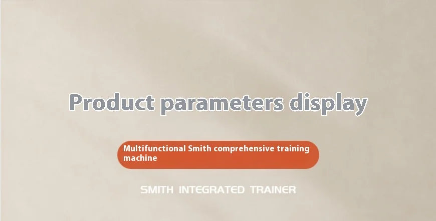 Smith machine gantry fitness equipment, home bird squat bench, multi-functional home comprehensive trainer