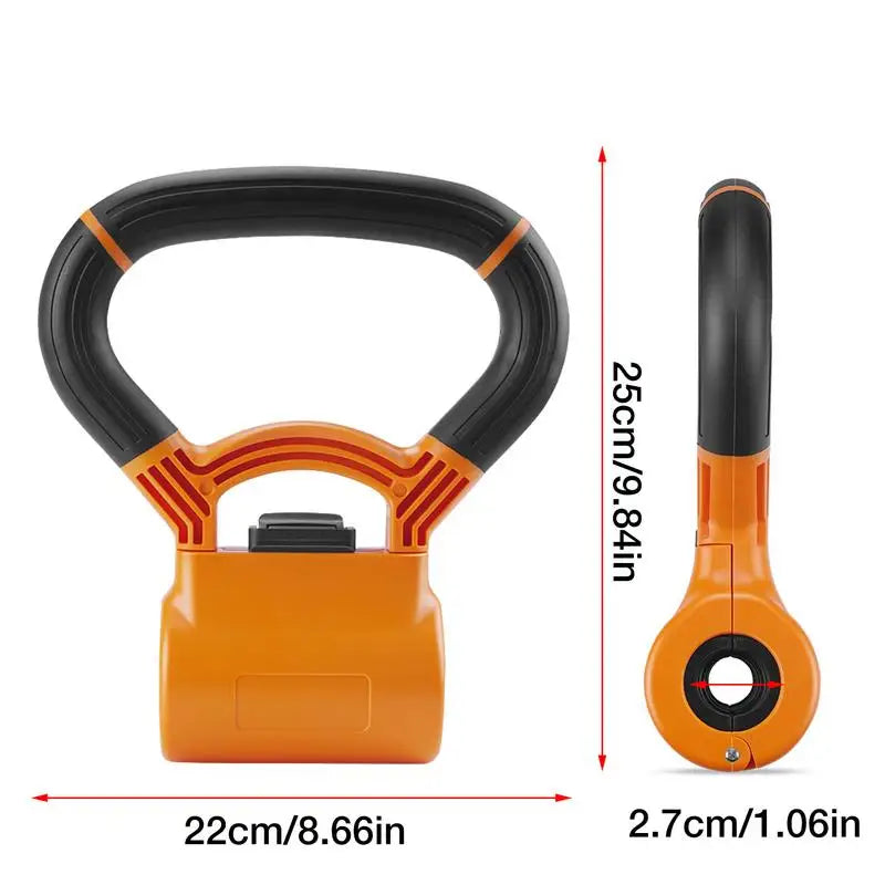 Adjustable Dumbbell Grip Durable Kettle Grip For Dumbbell Convenient Home Gym Workout Equipment Portable Weightlifting