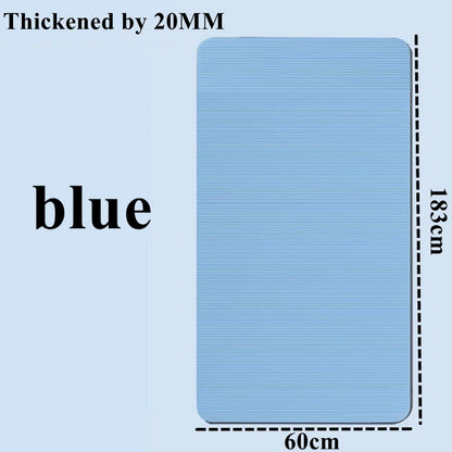 20MM 183×60cmThick Yoga Mats Anti-slip Sport Fitness Mat Blanket for Exercise Yoga and Pilates Gymnastics Mat Fitness Equipment