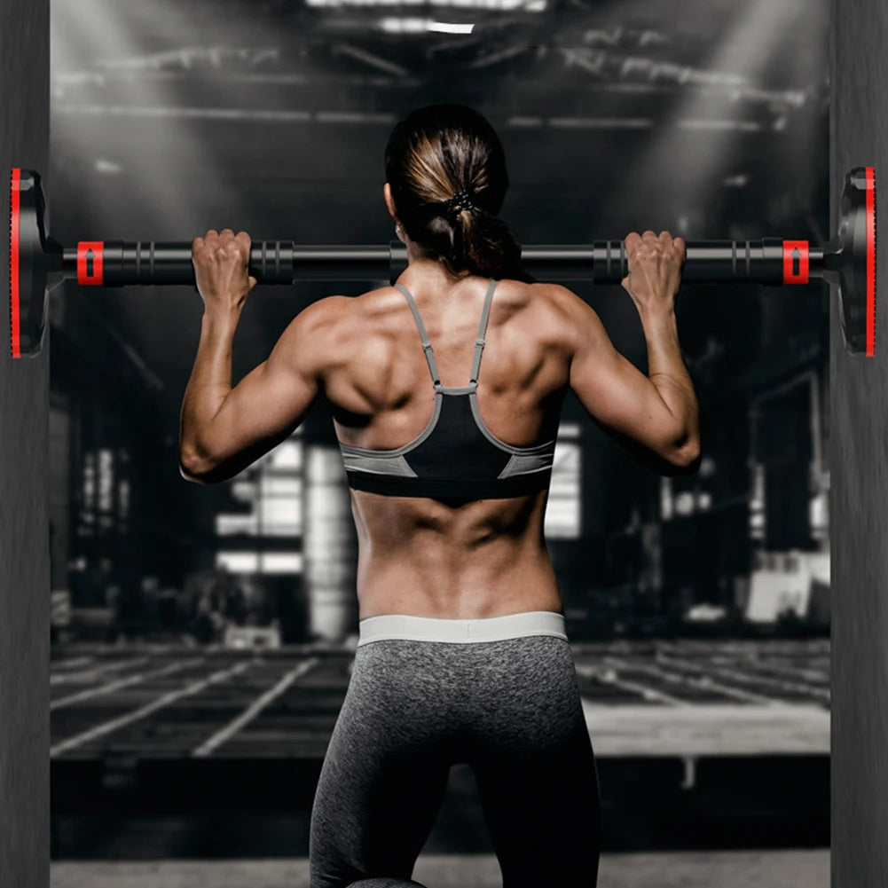 Doorway Pull Up Bar Strength Training Pull Up Bar Adjustable Length Upper Body Fitness Workout Bar Horizontal Bar for Home Gym