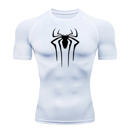 2024 Compression T Shirt Men Short Sleeve Sport Tees Fitness Running Sportsear Men Gym Elastic Quick Dry Jogging T-shirt Tops