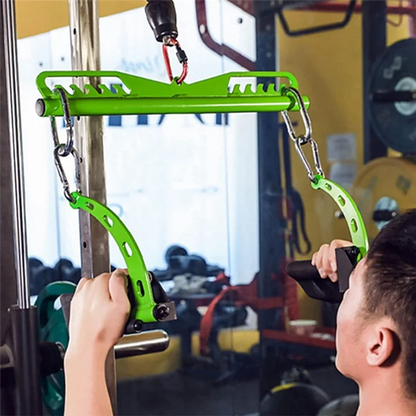 Home Gym Fitness Spreader Bar Multi-Grip Wide Lat Pull Down BarLat Pulldown Attachments Long BarShort Bar-ABWY