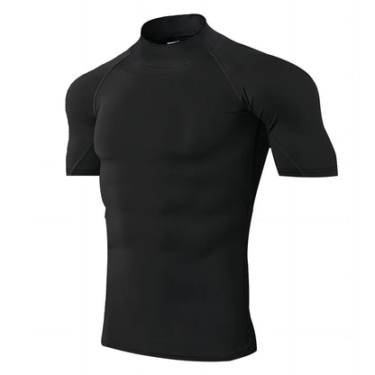 Compression T-Shirt Men Bodybuilding Sportswear Short Sleeve Quick Dry Workout Shirts Sport Tops Tee Gym Running T-shirt Men