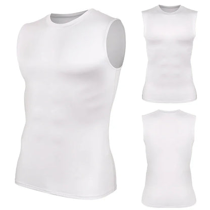 Men Shaping Vest Body Shaper Compression Tank Top Male Slimming Workout Tee Skin-friendly Tummy Control Sleeveless Shirts Gym