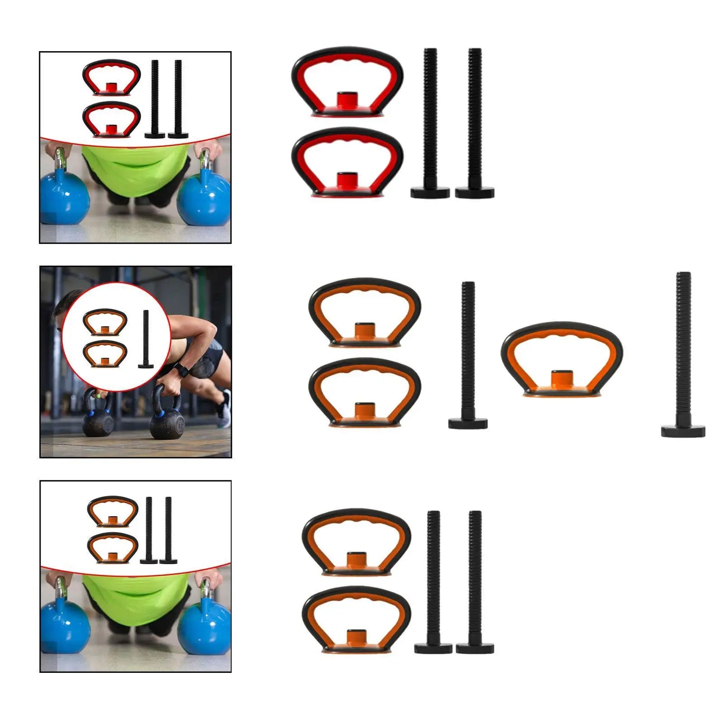 Kettlebell Handle Dumbbells Grip Multifunction Strength Training Kettle Bell Grip for Sports Indoor Gym Bag Outdoor Workout