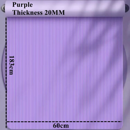 20MM 183×60cmThick Yoga Mats Anti-slip Sport Fitness Mat Blanket for Exercise Yoga and Pilates Gymnastics Mat Fitness Equipment