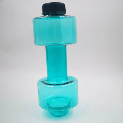 Dumbbell shape large capacity summer fitness long-distance running camping riding outdoor sports personalized style water bottle