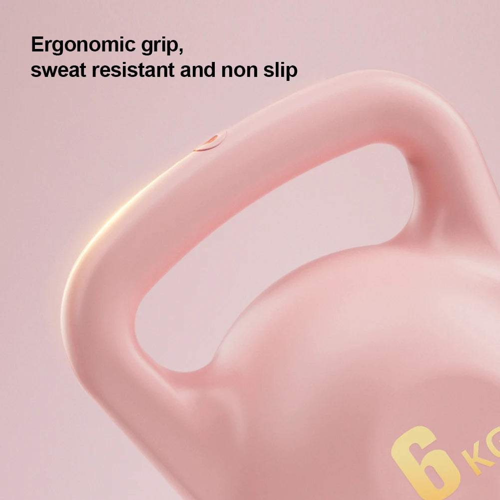 Water-filled Soft Kettlebell Versatile Shock-Proof Impact-Resistant Anti Slip Grip Hand Weights for Noise-Free Strength Training