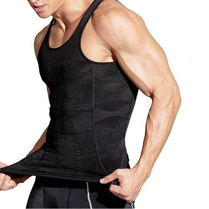 3/2/1Pieces Men's Compression Body Shaper Tank Top, Slimming Vest
