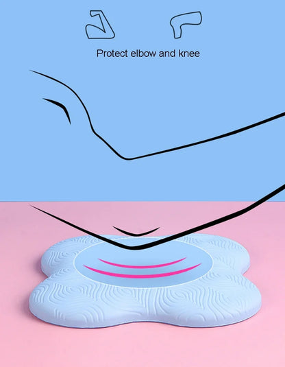 Yoga Kneeling Mat Thickened Shock Absorption Support Mat Knee Pad Portable Elbow Pad Yoga Mat Exercise Fitness Yoga Accessories