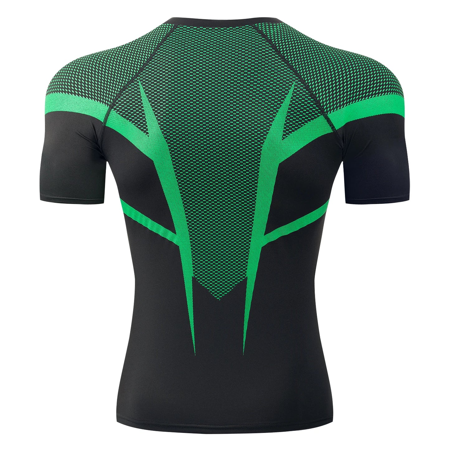 HANRAN Men's Compression shirt Tight Quick Dry Running Sports T-Shirt Gym Fitness Training Workout Breathable Man Brand Top