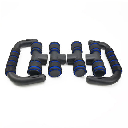 1 Pair of Gym Handles Non-slip Push-up Stand Strong Stable Pushup Bars Durable H-shaped Calisthenics Parallel Bars Fitness