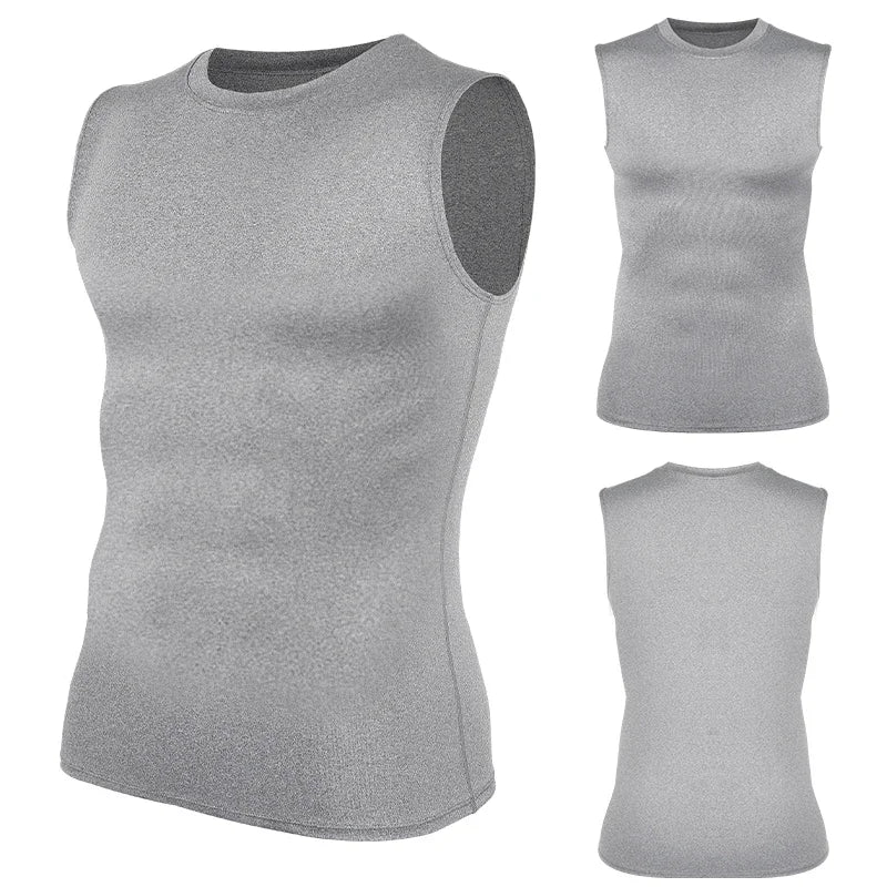 Men Shaping Vest Body Shaper Compression Tank Top Male Slimming Workout Tee Skin-friendly Tummy Control Sleeveless Shirts Gym