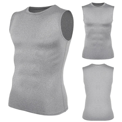 Men Shaping Vest Body Shaper Compression Tank Top Male Slimming Workout Tee Skin-friendly Tummy Control Sleeveless Shirts Gym