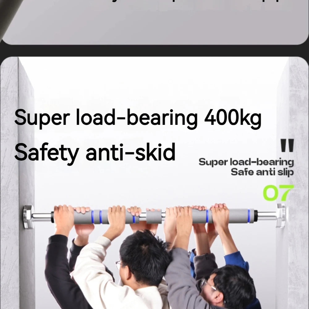 Telescopic Doorway Pull Up Bar Non-Slip Chin-Up Fitness Equipment Adjustable Home Gym Strength Training Heavy Duty For Men Women
