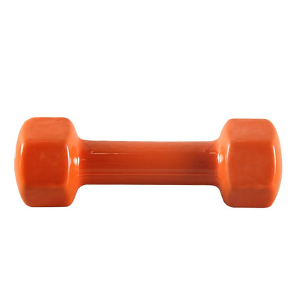 Household Fitness Products Hexagon Smooth Surface Immersion Dumbbell With Built-In Iron Core Women's Fitness Dumbbell