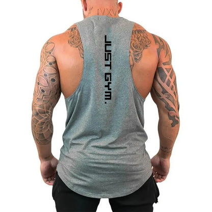 Men's Jogging Undershirt Workout Fitness Comfortable Sleeveless T-Shirt Outdoor Sports Running Fashion Breathable Loose Vest