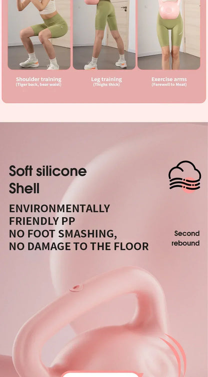 1pc Women's Lifting Kettle Dumbbell Buttock Artifact Kettlebell Men's Fitness Home Professional Squat Weight Loss Exercise Equip