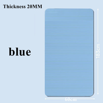 20MM 183×60cmThick Yoga Mats Anti-slip Sport Fitness Mat Blanket for Exercise Yoga and Pilates Gymnastics Mat Fitness Equipment