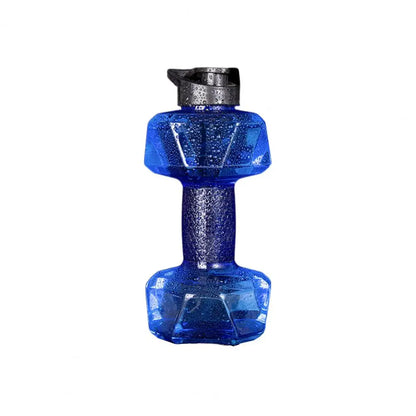 500/1500/2200/2600ML Dumbbell Water Bottle ET Dumbbell Shaped Kettle Arm Muscle Training Fitness Cycling Workout Water Bottle