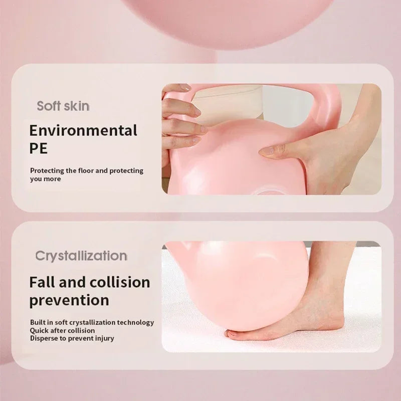 1pc Women's Lifting Kettle Dumbbell Buttock Artifact Kettlebell Men's Fitness Home Professional Squat Weight Loss Exercise Equip