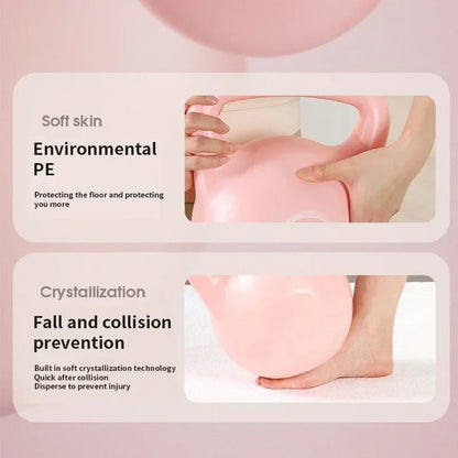 1pc Women's Lifting Kettle Dumbbell Buttock Artifact Kettlebell Men's Fitness Home Professional Squat Weight Loss Exercise Equip