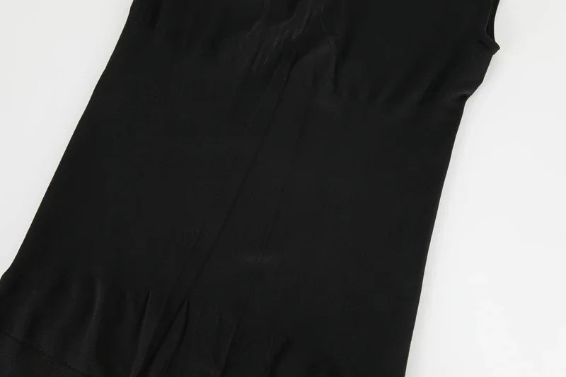 Mens Tummy Compression Shirts Control Shapewear Flat Belly Shaping Abdomen Vest Tank Top Fitness Workout Slimming Body Shaper