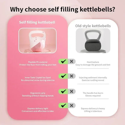 1pc Women's Lifting Kettle Dumbbell Buttock Artifact Kettlebell Men's Fitness Home Professional Squat Weight Loss Exercise Equip